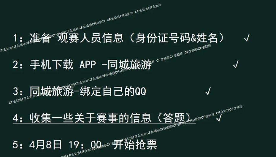 cf春季购票流程是什么？如何确保顺利购票？  第2张