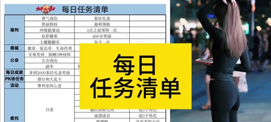 地下城日常任务有哪些？每天必须完成的任务是什么？  第3张